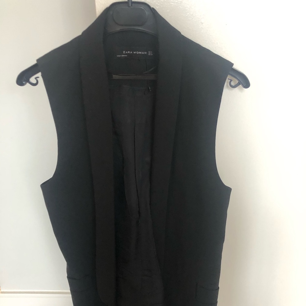 Zara Black Vest